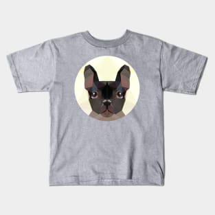 Geometric French Bulldog Kids T-Shirt